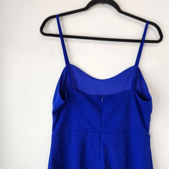 Lulus Sexy Blue Dress Limo Ride Lace Bodycon Cobalt Sheath Women's L - Picture 5 of 8
